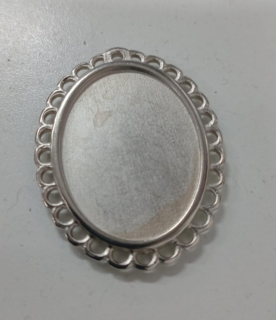 Dije para colocar resina bordes calados