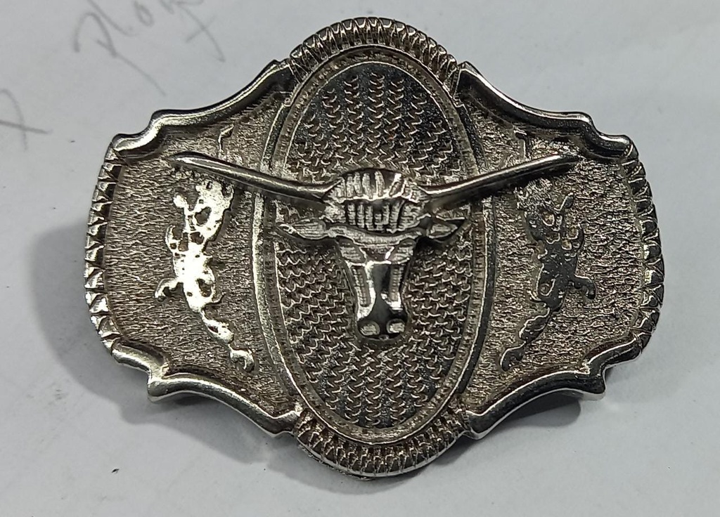 PLAQUITA VAQUERA PEQUEÑA CON TORO vaquera rem/7x7mm