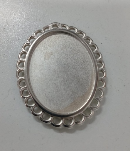 Dije para colocar resina bordes calados