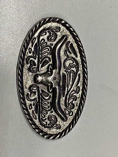 [22083 NBP] Mar. Ovalada Toro al Centro lazo orilla 2 rem. 7*7mm